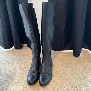 Michael Kors Black Leather Boots